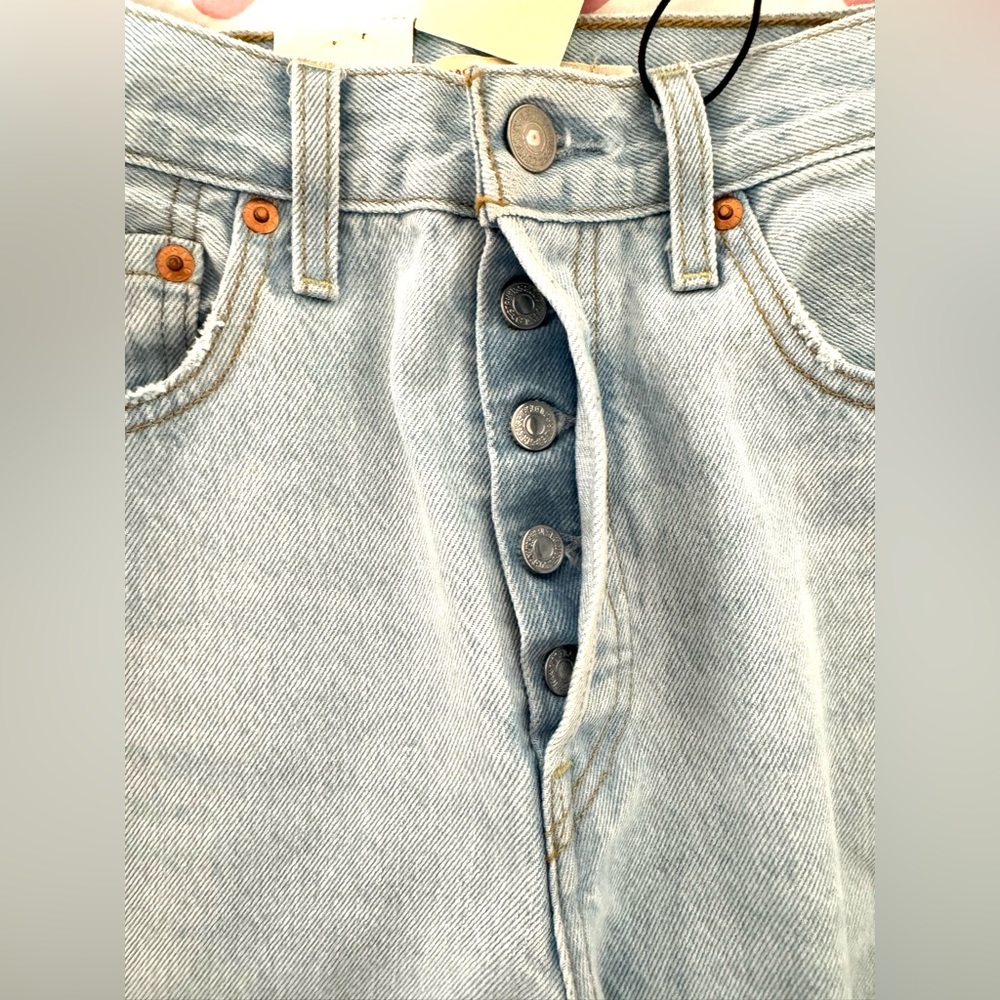 NWT LEVI'S Women's Ribcage Straight Ankle Jeans Size 24 - Picture 8 of 9